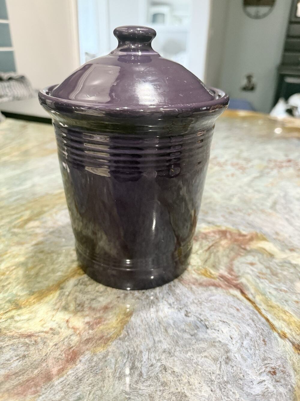Fiesta Fiestaware Mulberry Plum Purple 1 Qt Canister HLC RETIRED HARD TO FIND F